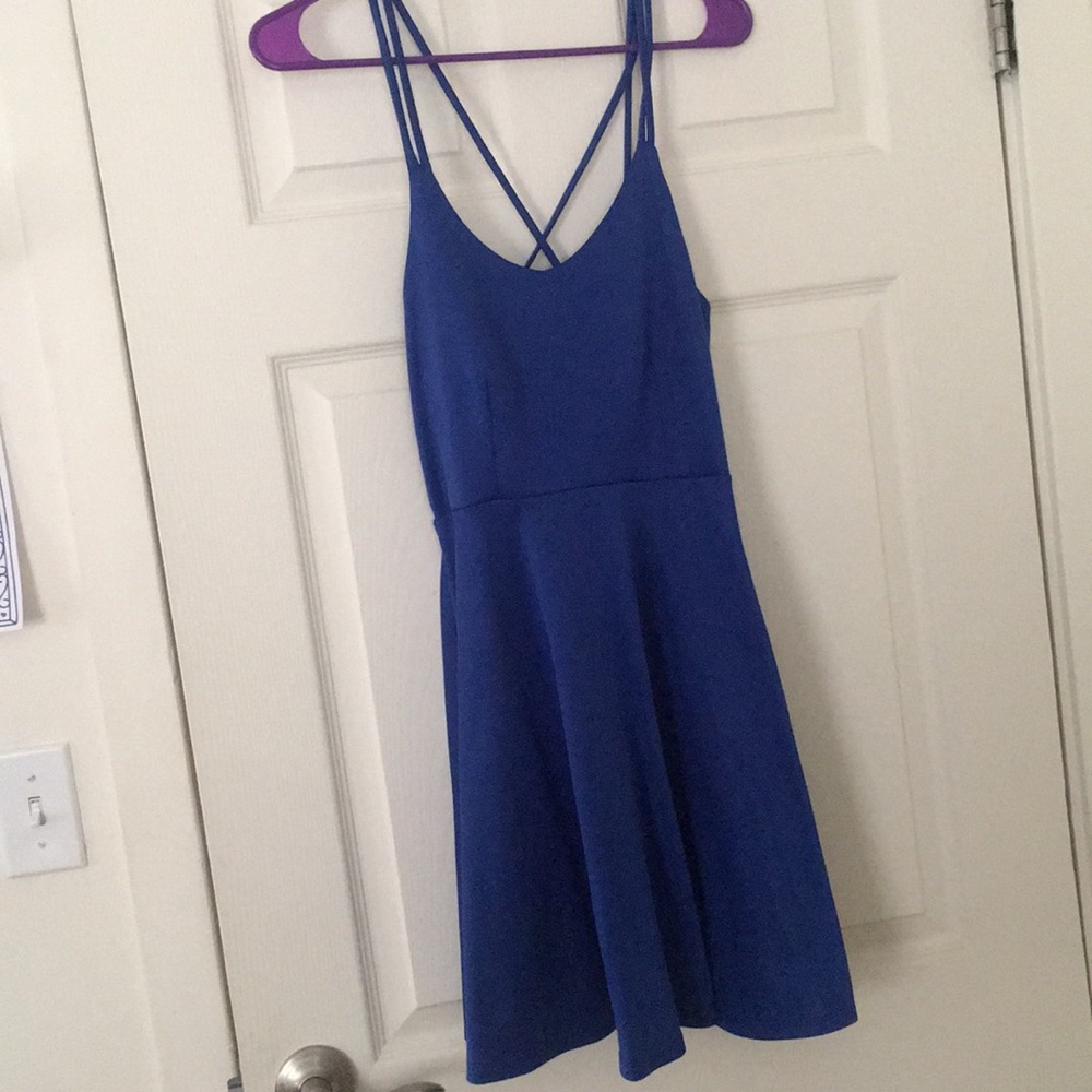 Blue dress